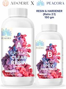 Adoere X Peacora Epoxy Resin Art High Intensity Premium Resin and Hardener Kit - 150g