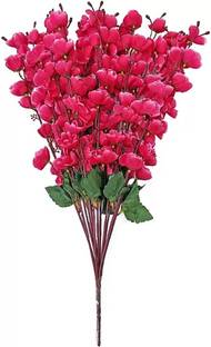OM COLLECTIONS Orchids Artificial Flower Pink Orchids Artificial Flower