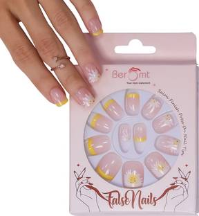 BEROMT FRENCH TIPS - 270 (NAIL KIT INCLUDED) Multicolor