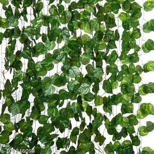 ENDECOR 8Ft 2 Artificial Money Plant Vine,for |Home|Wall|Garden|Decoration Artificial Plant