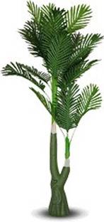 Hyperboles Big Palm Tree Areca Plant For Home Decor - 135CM Wild Artificial Plant