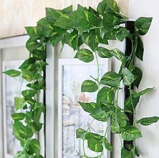 VIJAY TRADERS Artificial Money Plants Garlands Creeper For Home decoration (4 Strings,8 Feet)) Artificial Plant