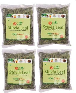 SO SWEET Stevia Leaves (Pack of 4) 25gm Each Sugarfree Zero Calorie Natural Sweetener