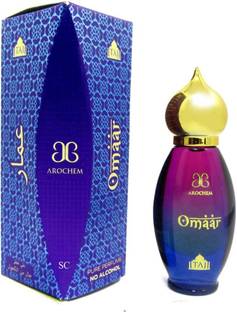 AROCHEM Omaar Roll-On Pure Arabian Attar Perfume Oil 9ml pack of 2 Floral Attar (Musk Arabia) Floral Attar