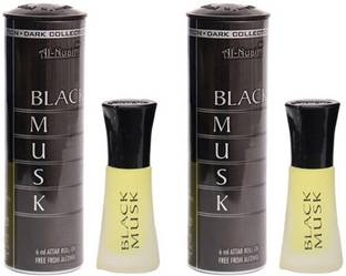 Al-Nuaim Black Musk Attar Pack of 2 Floral Attar