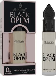 Al-Nuaim E-Series Black Opum Attar Roll On - Pack Of 1 (6ml) Floral Attar