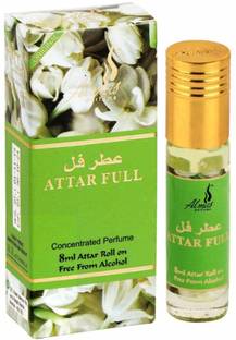 Almas BRAND 100% ORIGINAL ATTARFULL (MOGRA) GREAT FRAGRANCE LONG-LASTING (UNISEX) 8ML Floral Attar