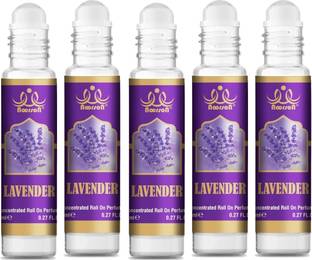 Noorson Lavender Attar Perfume for Unisex Natural Long Lasting Attar 8 ML Each PACK OF 5 Floral Attar
