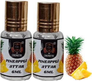 FRENUTRI Pineapple Attar 6ml Alcohol Free Attar / Long Lasting Attar PACK 2 Floral Attar