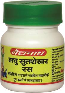 बैद्यनाथ Laghu Sutshekhar Ras 50 Tablets