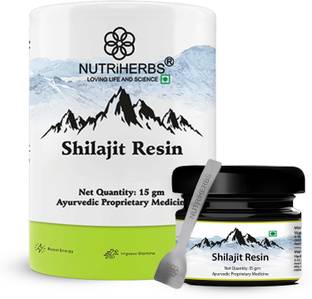 Nutriherbs Pure Himalayan Shilajit Resin for Strength & Stamina Booster - 15g