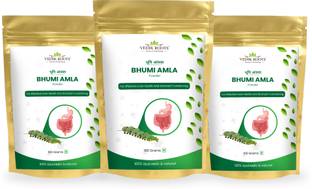 Vedikroots Bhumi Amla Powder Churn For Healthy Liver Functioning And Digestive 100Gm