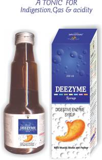 DEE INDIA HERBALS Deezyme Syrup Digestive Enzyme Syrup (200 ml ) pack of 2