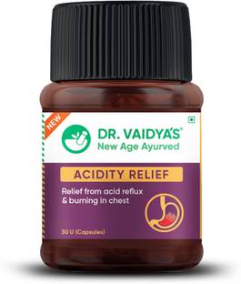 DR. VAIDYA'S Acidity Relief Capsules | Relief From Acid Reflux & Burning In Chest | Ayurvedic