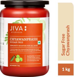 JIVA Sugar Free Chyawanprash - 100% Sugar-Free Immunity Booster - 1 Kg - Pack of 1