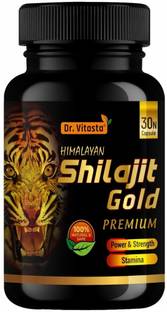 Dr Vitasta Pure Himalayan Shilajit Gold capsule for Strength,Stamina & Endurance