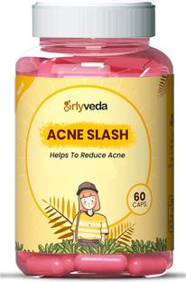 Girlyveda Anti Acne Ayurvedic Medicine| Erase Dark Spots, Scars, rashes & Pimples