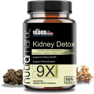 NUTRAMARCK Kidney Detox 9X Capsules | Supports Kidney Health & Detoxification