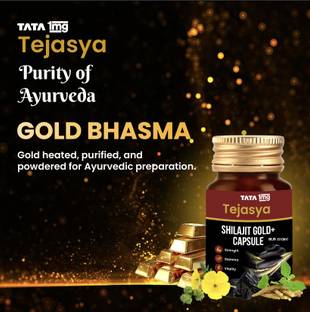 TATA 1mg Tejasya Shilajit Gold+ Capsule for Strength,Stamina & Vitality