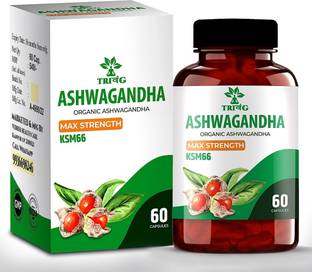 Trivang KSM 66 Ashwagandha | Rejuvenate Mind & Body | For Stress | Each Capsule 500 mg