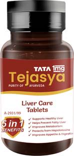 TATA 1mg Tejasya Liver Care Tablets with ayurvedic extracts for liver function