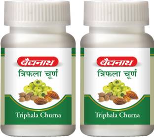 Baidyanath Triphala Churna, Improves Bowel Movement & Indigestion, Constipation and Digestive Disorders | Effective in Tridoshashamak and Eye disorders | Pack of 2
