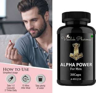 visalak pharma Alpha Power Capsules 100% Pure & Ayurvedic