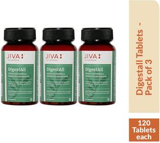 JIVA Digestall Tablets - Relief from Indigestion-120 Tablets Each