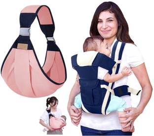 DECRONICS Combo Set Hands-Free 4 In 1 Baby Carry Bag & Sling Carrier For 0 To 3 Year Baby Baby Cuddler