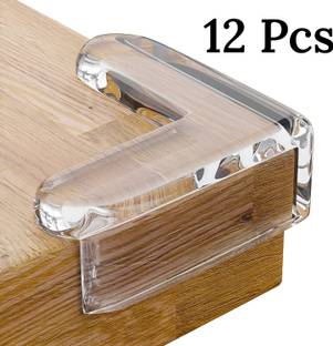KLAPAVRIKSHA (Pack of 12) Silicon Corner Protector for Table Corner Guards for Baby Safety