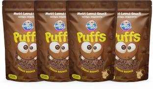 bebe burp Puffs Choco Bounce Pack Of 4 -140 g( 35 gms each ) Baby Puffs 100 g