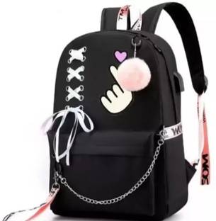 Creativeproduct Small 15 L Laptop Backpack BTS Design Casual 15 L Backpack (Black) Waterproof Backpack