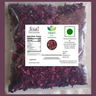 HRKT Handpicked Premium Sun Dried Rose Petal (Gulab Patti) Topping Solid Topping Solid
