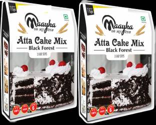 Maayka - Ek Atoot Rishta Atta Black Forest Cake Mix | Pack Of 2 Icing