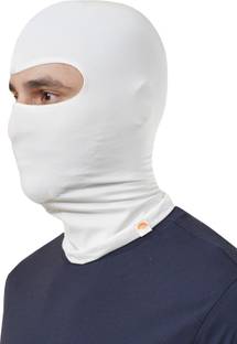 HouseOfCommon White Bike Face Mask for Men
