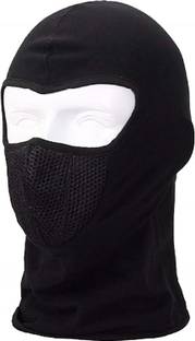 zaysoo Full Cover Face Mask Cotton Fabric Bike Riding Washable Dust Protection Decorative Mask
