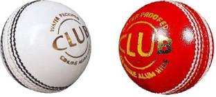 HRetails Leather balls Combo Pack Cricket Leather Ball