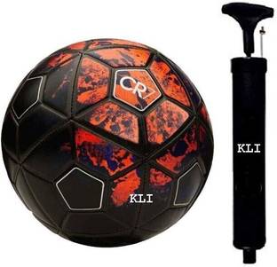 kli CR-7 BLACK/RED FOOTBALL Football - Size: 5