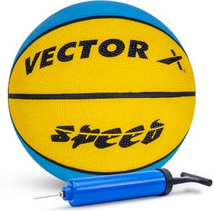 VECTOR X Speed Baksetball With Pump Basketball - Size: 7