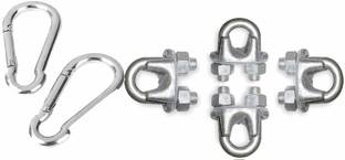 GymShark 2 Snap Lock with 4 U Lock Gym Wire Locks Multi-training Bar