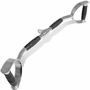 YMD Pro Grip LAT Bar 26 Inch, Double D Handle with Rubber Grip Multi-training Bar