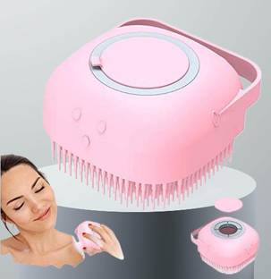 Sheenuu Silicon Massage Bath Brush Hair Scalp & Bathing Brush For Cleaning Body_J_40