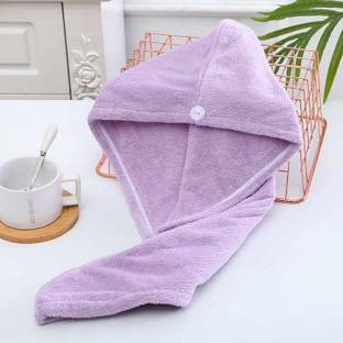 BBD Kitchen Shop Microfiber Hair Towel Hair Drying Hair Wrap Towels (multicolor pack -1) MALTICOLOR Cloth Napkins