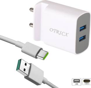 otricx 15 W Supercharge 3.6 A Wall Charger for Mobile with Detachable Cable