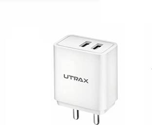 UTRAX 12 W 3.1 A Multi-pin Wall Charger for Mobile with Detachable Cable