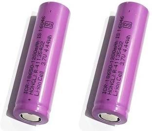 CONSONANTIAM 1200 mah lithium ion battery, 3.7 volt rechargeable battery, 18650 battery 3.7v  Battery