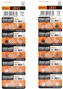 geeta enterprises LR41 1.5V Alkaline Coin Cell - 20 PCS (Silver) )  Battery