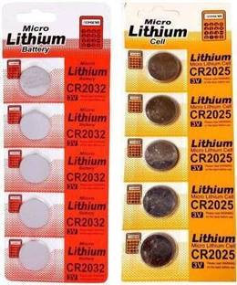 geeta enterprises Micro Lithium Cell CR2032 & CR2025 Coin 3v Computer Motherboard CMOS Cell  Battery