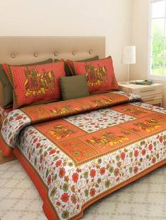 NAIWAL FASHION Cotton Double Bed Cover