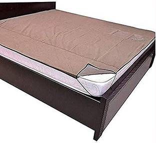NGTRADINGCO 210 TC Polyester Double Solid Fitted (Elastic) Bedsheet